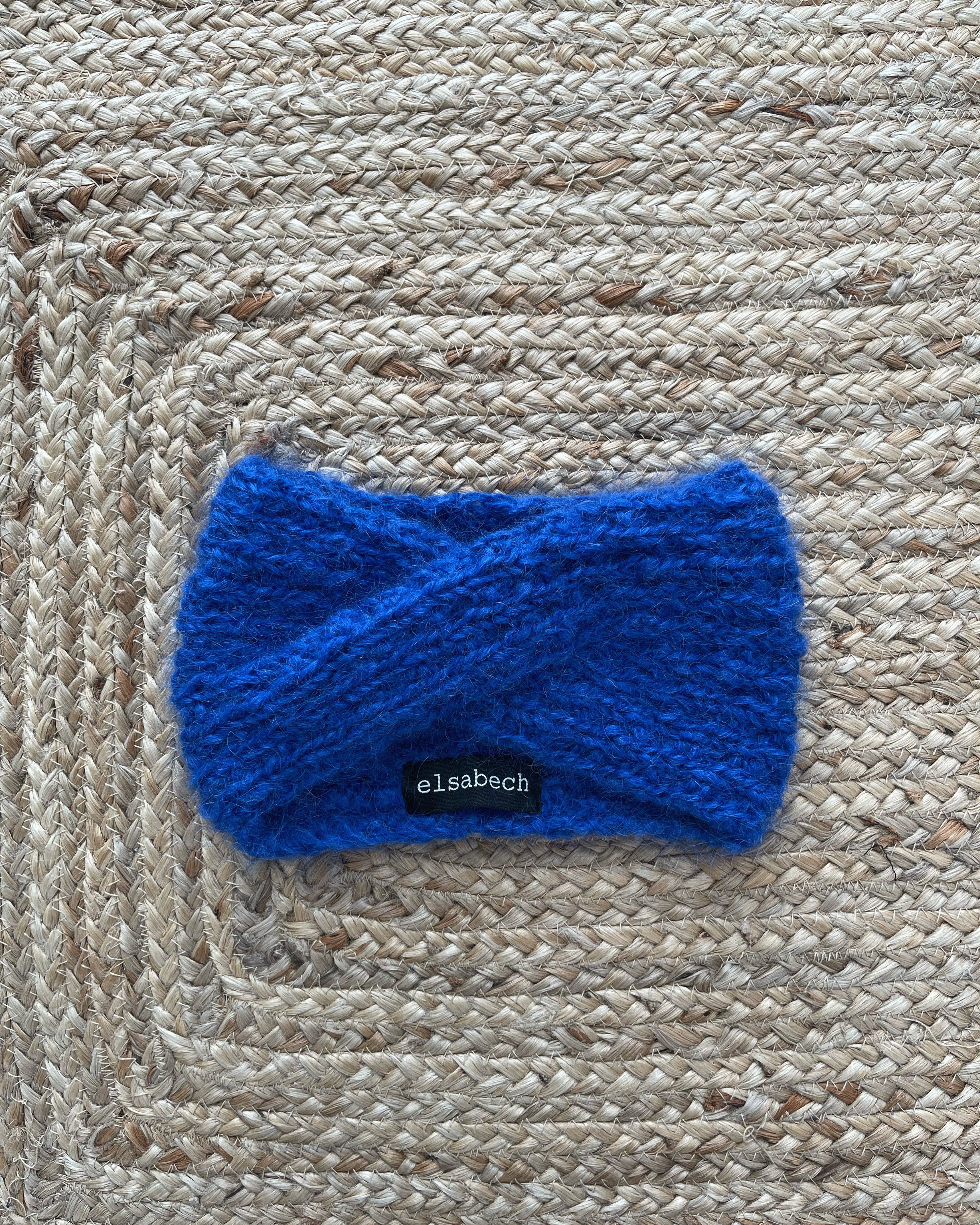 Blue Handknitted Headband