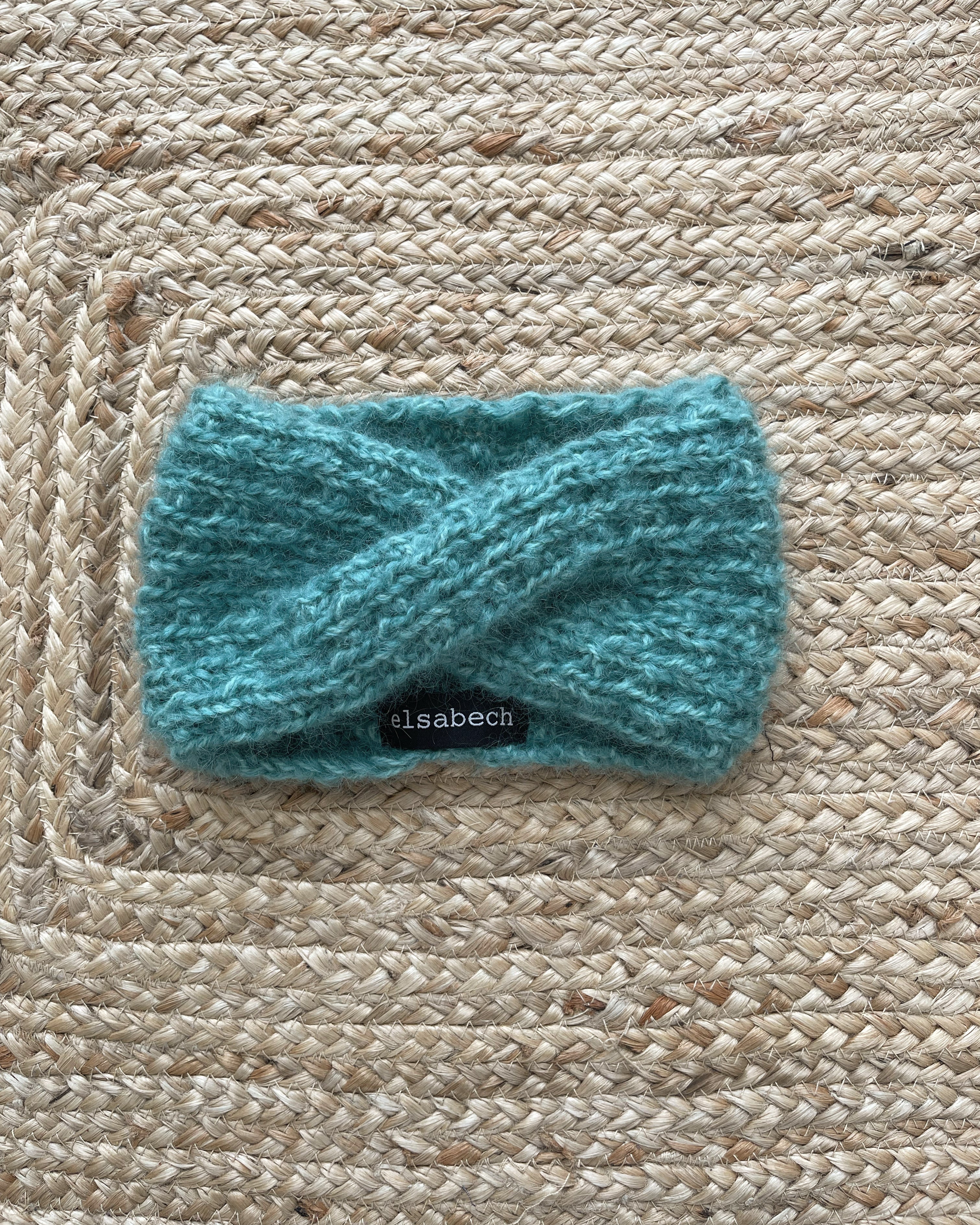 Handknitted Turquoise Headband