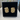 Gold Square Earrings EA179