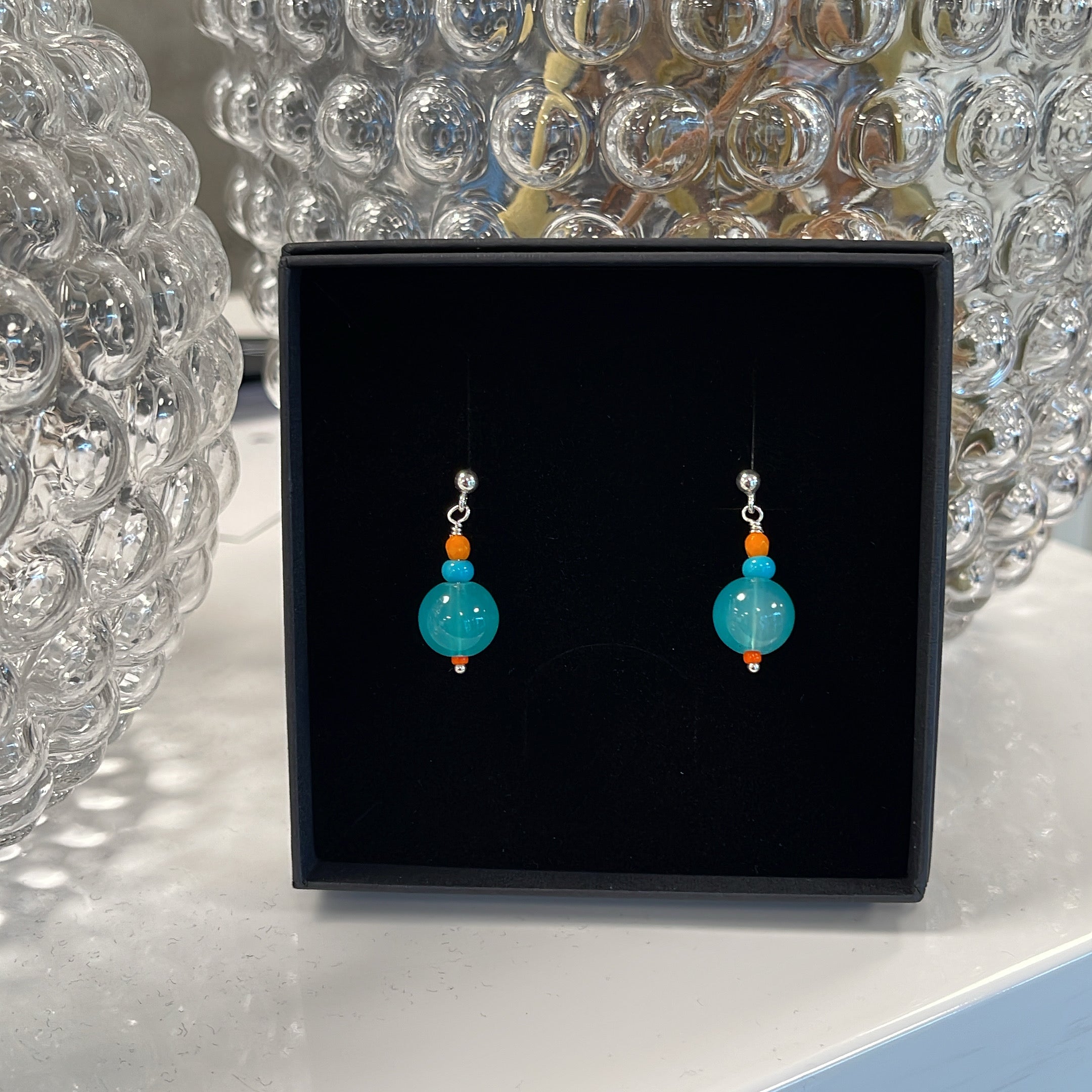 Earrings turquoise