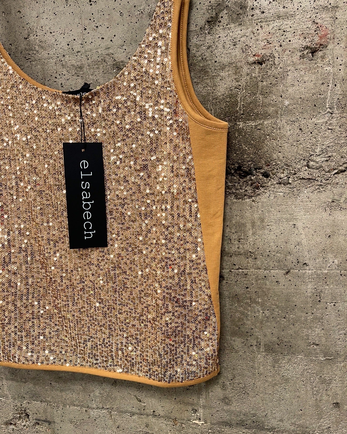 Sequin Top Gold