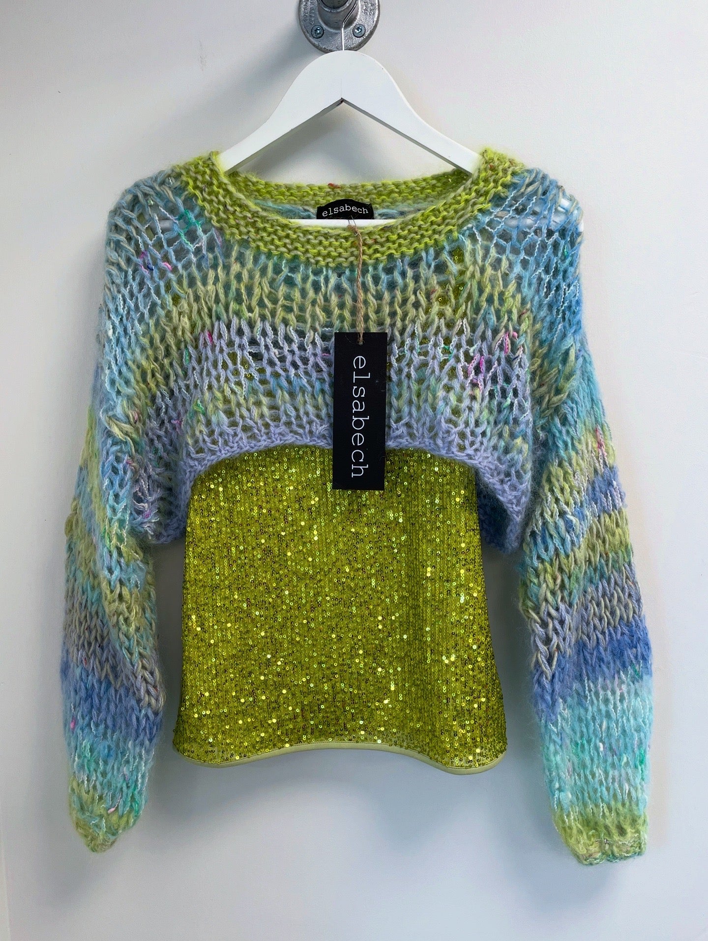 Handknitted Shoulder Jumper “One Of Kind”