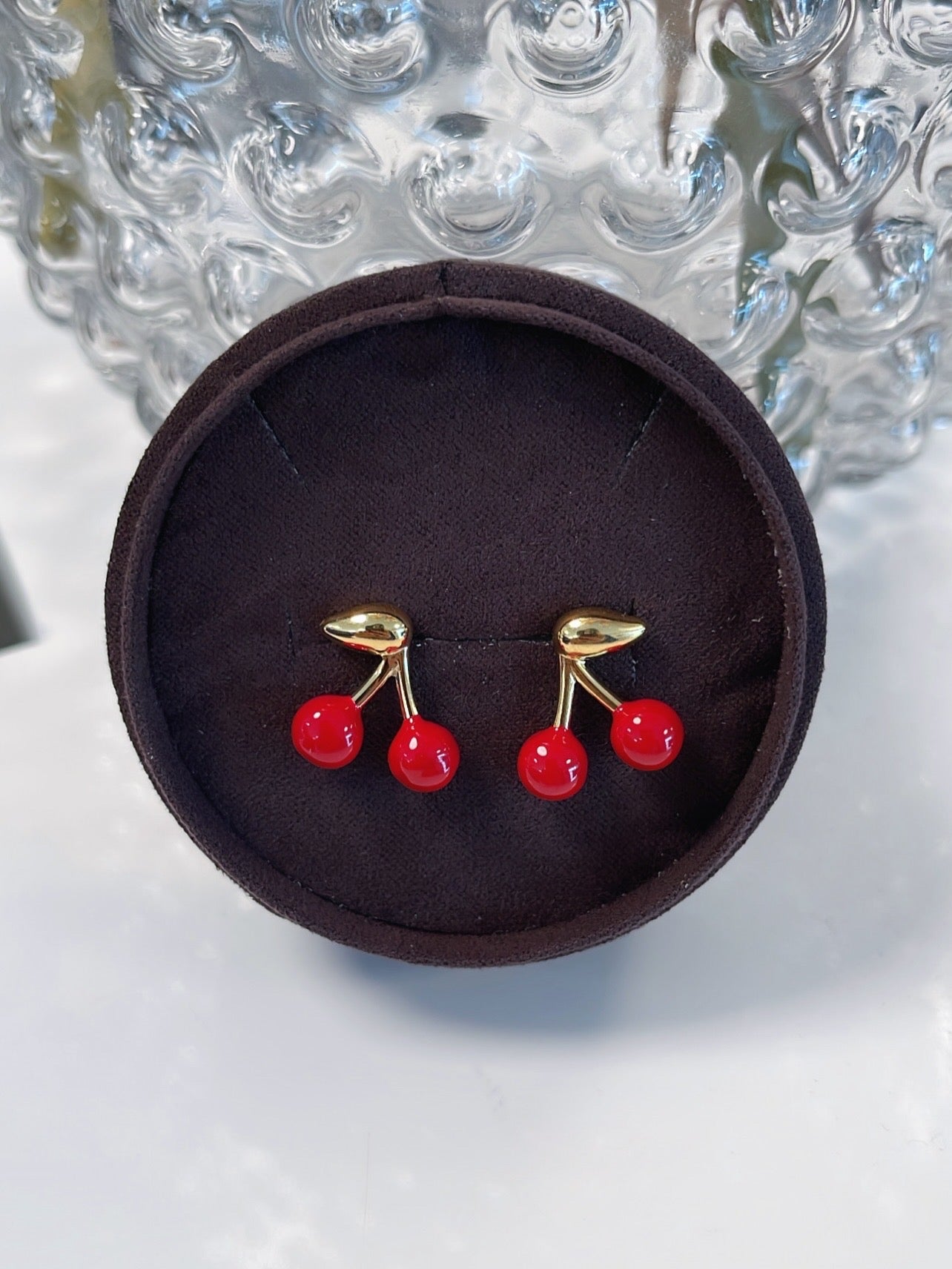 Cherry Earstuds