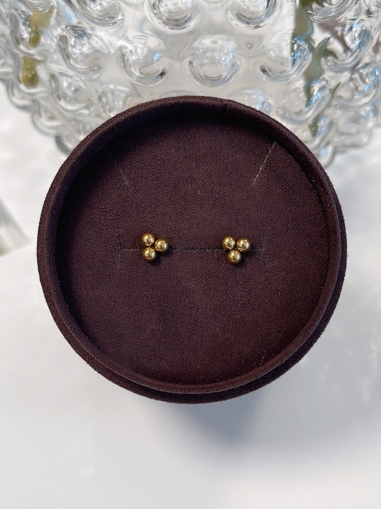 Gold Boble Mini Earstuds