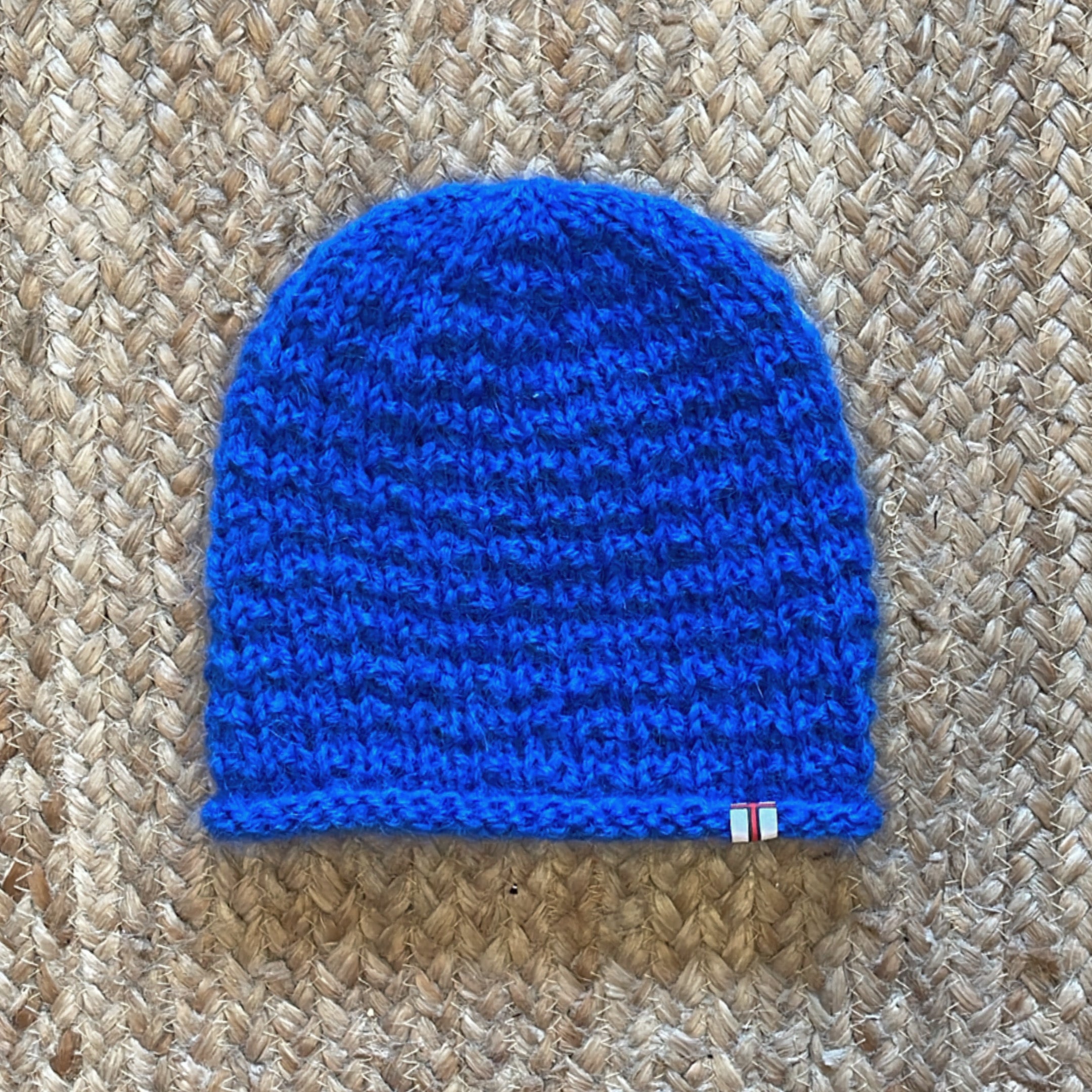 Handknitted Hat Blue