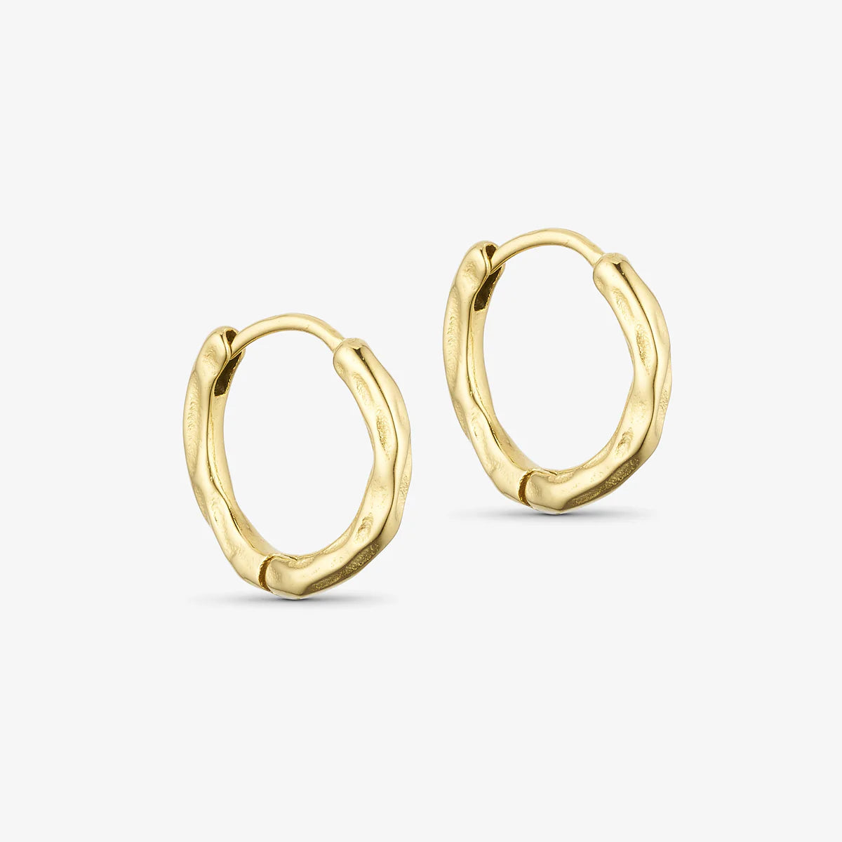 Golden Hoops Earrings 1,5 Cm