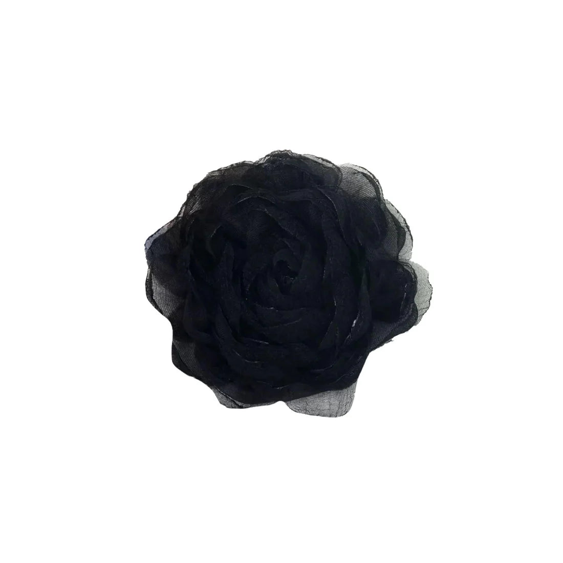 Hairclip Rose Black