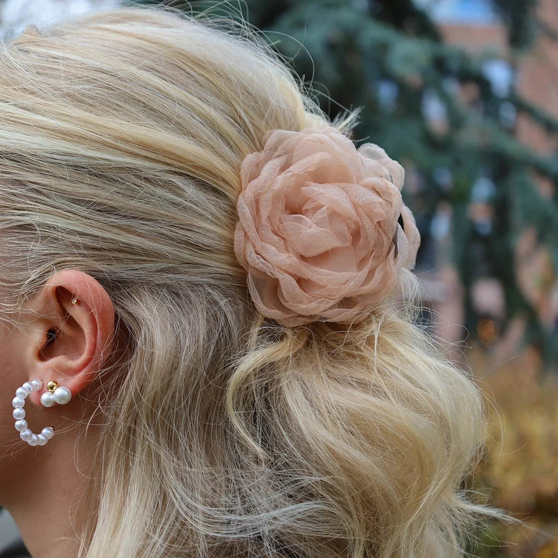 Hairclip Rose Ligth Rosa