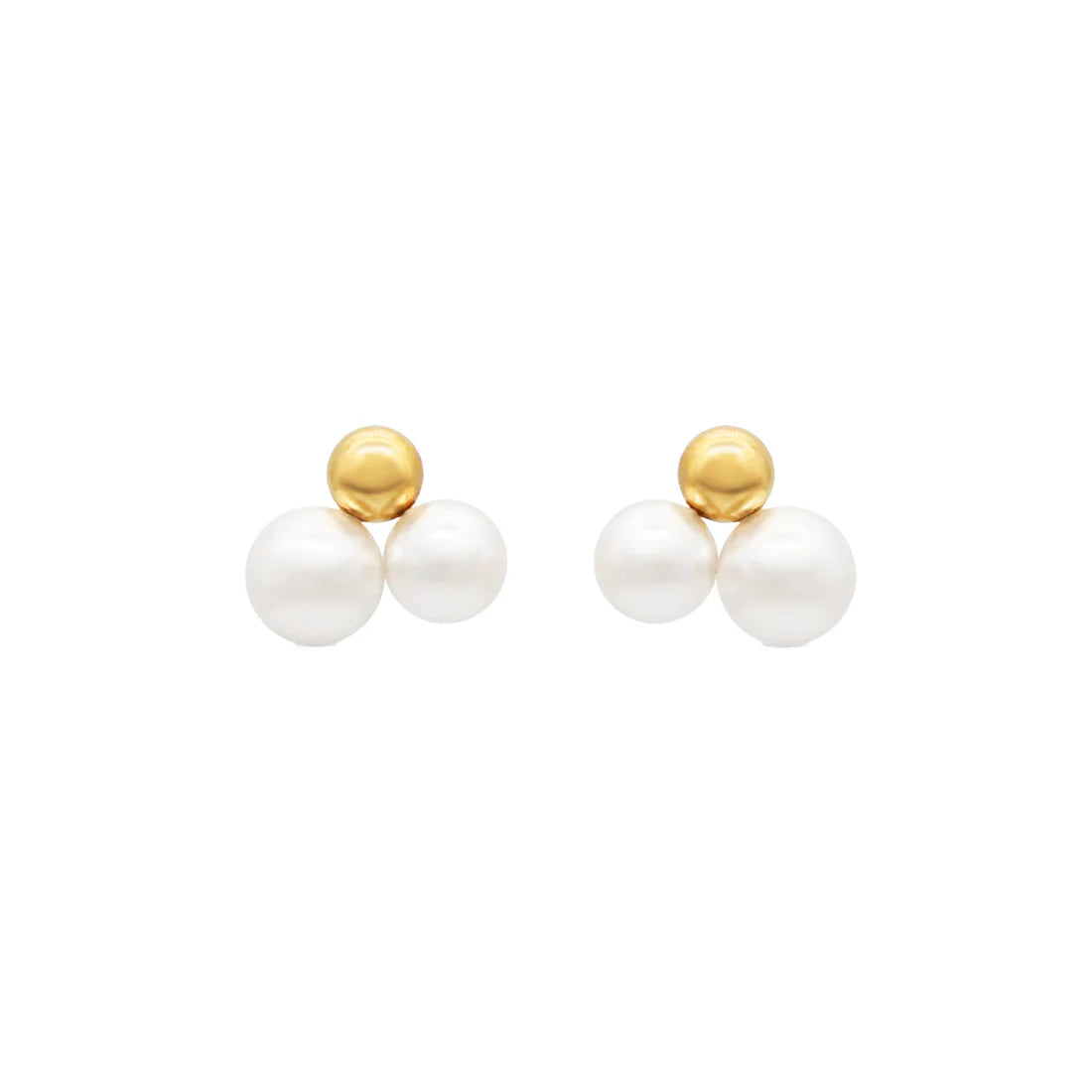 Gold Boble Earrings