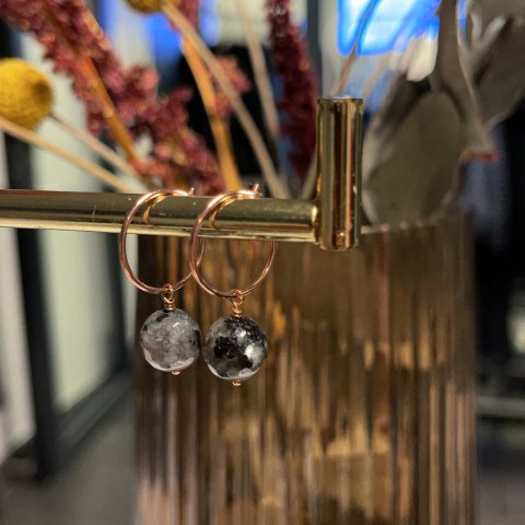 Rose Gold Earrings - Hoops